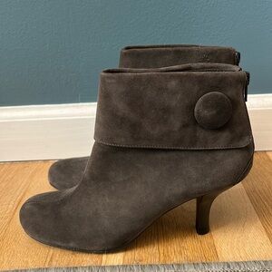 Franco Sarto Grey Suede Bootie